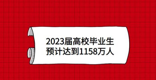 2023届高校毕业生预计达1158万人 明年起取消发放就业报到证