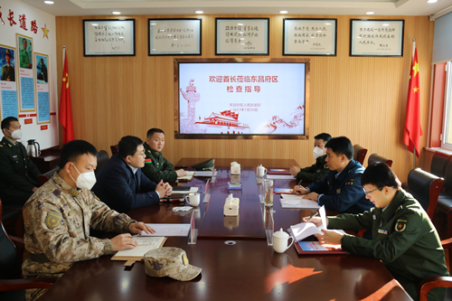 杨四新来我区调研人民武装工作