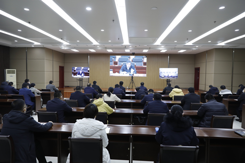 东昌府区组织收听收看全省、市疫情防控视频会议  全面落实“乙类乙管” 守护好人民群众生命健康安全