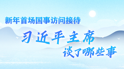 学习进行时｜新年首场国事访问接待，习近平主席谈了哪些事