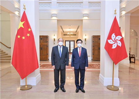 澳门、香港特区行政长官会面：港澳合作，协同发展