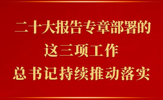 第一观察 | 二十大报告专章部署的这三项工作,总书记持续推动落实