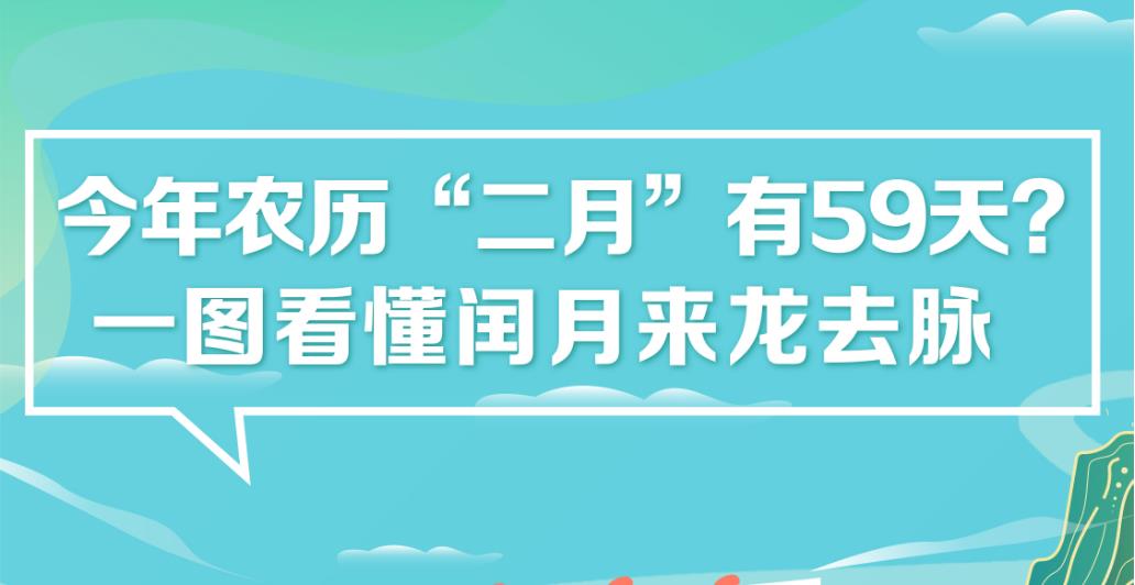 今年农历“二月”有59天？一图看懂闰月来龙去脉