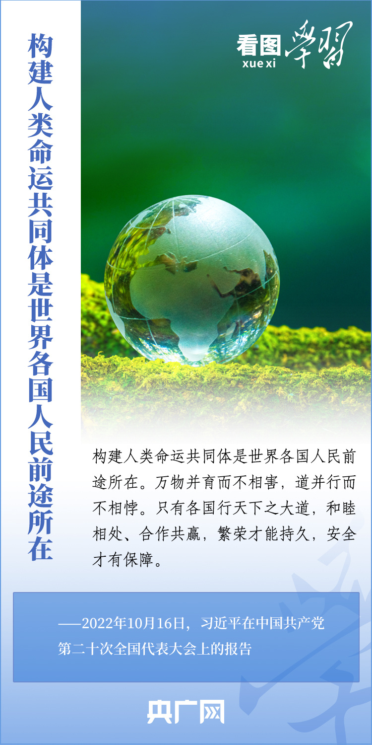 看图学习·命运与共丨世界各国人民前途所在