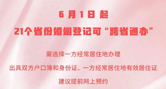 民生直通车丨婚姻登记“跨省通办”试点扩大首日见闻