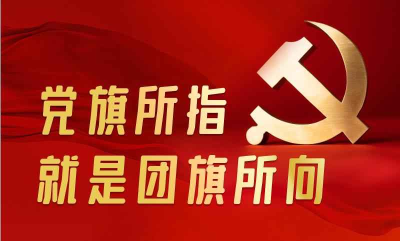 党旗所指就是团旗所向