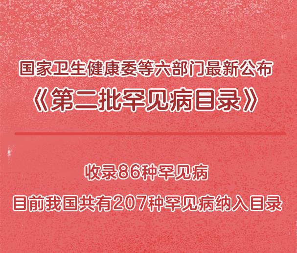 更好呵护患者健康 我国发布第二批罕见病目录收录86种罕见病