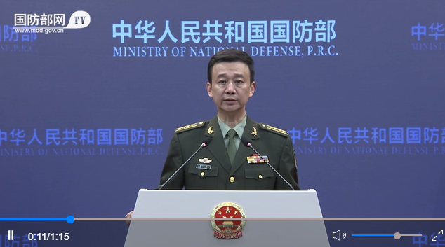 国防部新闻发言人吴谦就加拿大炒作“中国战机拦截加侦察机”答记者问