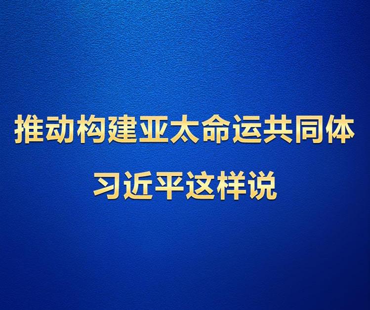 学习观｜推动构建亚太命运共同体 习近平这样说