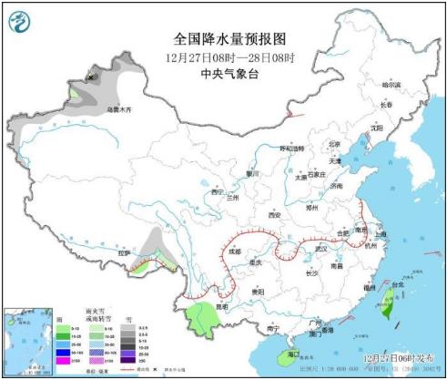 我国华北黄淮等地有雾霾 新疆北部有较强降雪