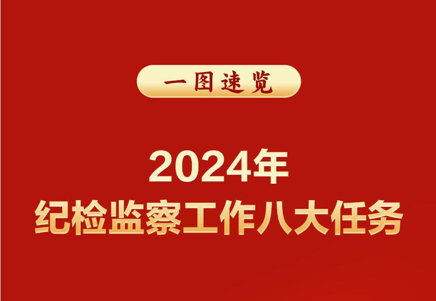 一图速览｜2024年纪检监察工作八大任务