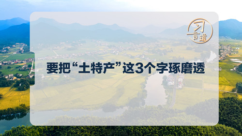 【冰雪春天】习言道｜要把“土特产”这3个字琢磨透