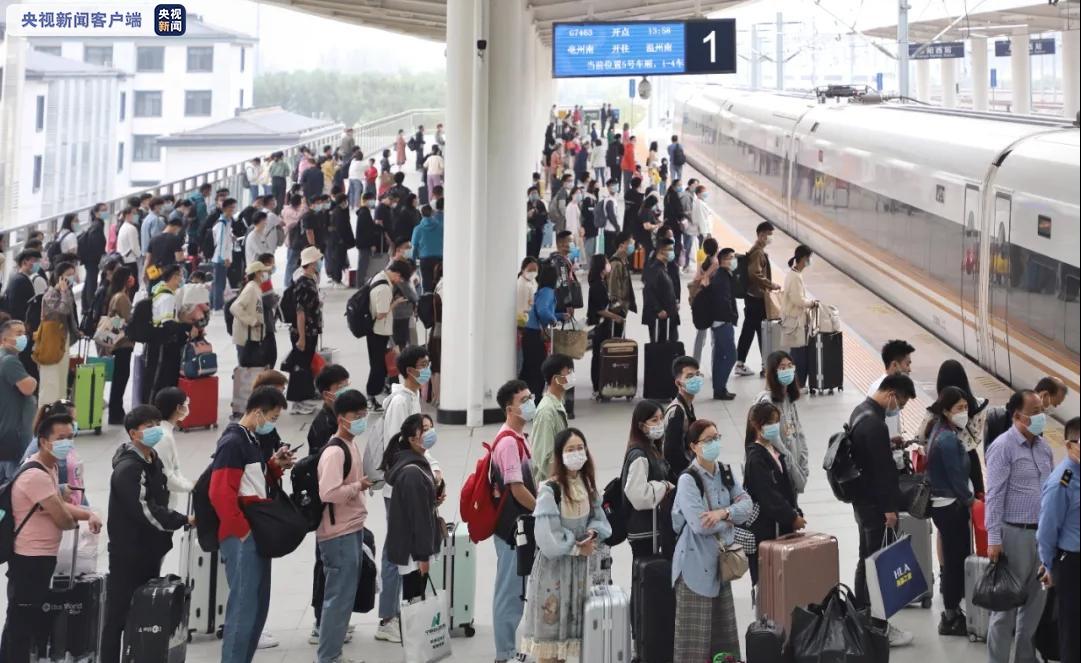 今天全国铁路预计发送旅客1080万人次