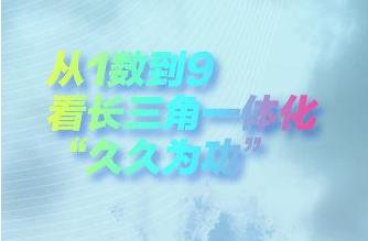从1数到9，看长三角一体化“久久为功”
