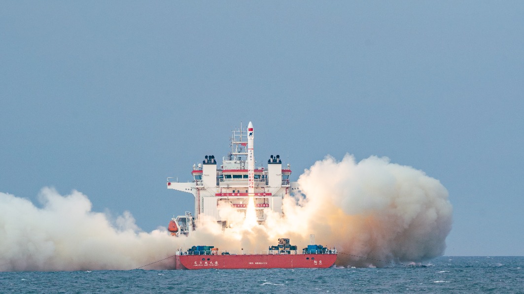 谷神星一号海射型遥二运载火箭成功发射四颗天启卫星