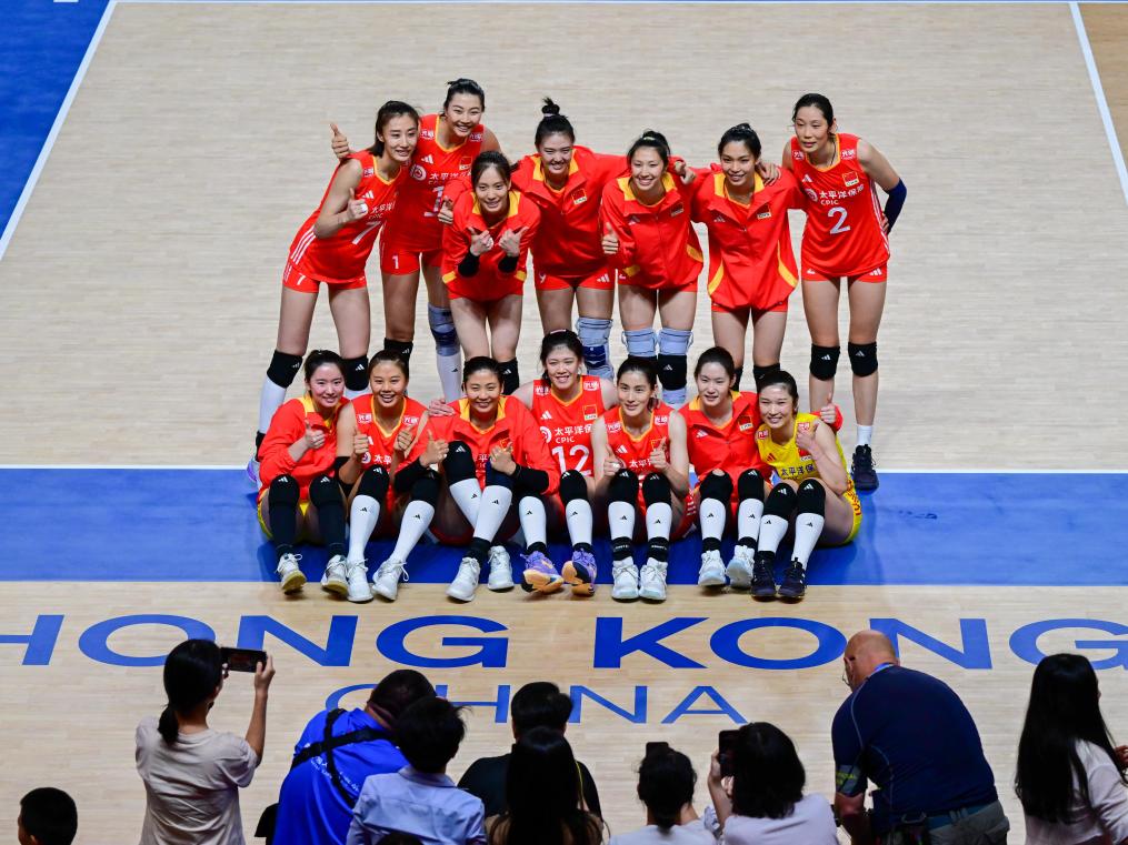 中国女排世界排名上升到第六位