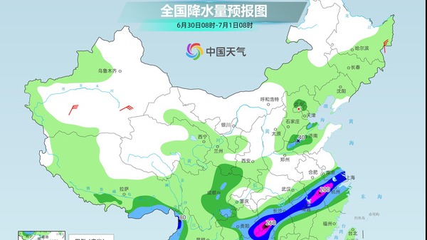 长江中下游等地未来三天强降雨持续 北方高温明起缩减