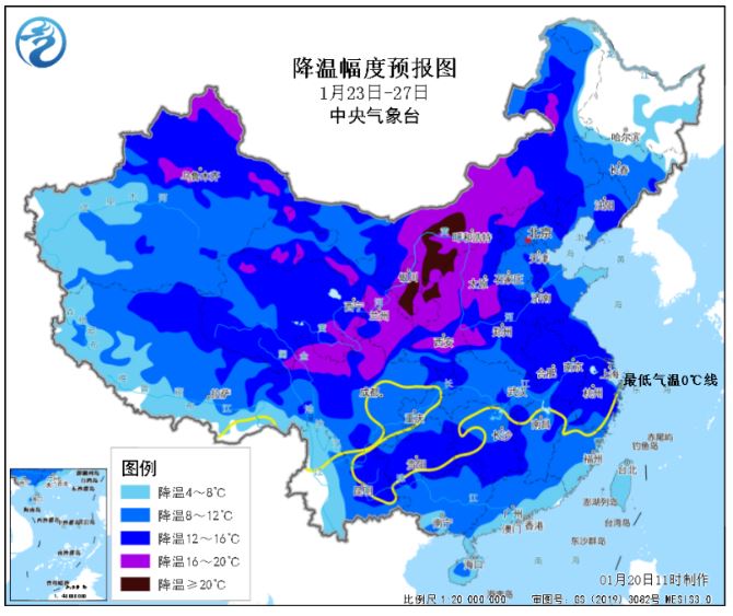 今年首场寒潮即将来袭，雨雪范围或波及全国→