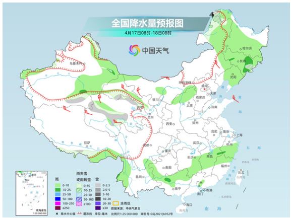 华北黄淮多地气温冲高回落 江南等地部分地区将有暴雨