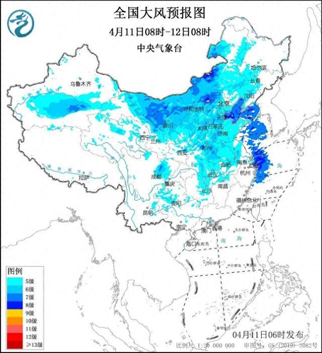 大风+强对流+暴雪+沙尘暴+暴雨！中央气象台五预警齐发