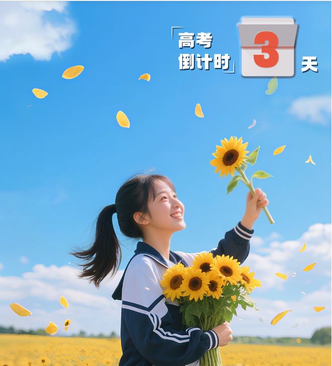高考倒计时3天！一举夺魁，未来可期！
