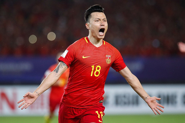 郜林点球破门国足1-0胜乌兹别克